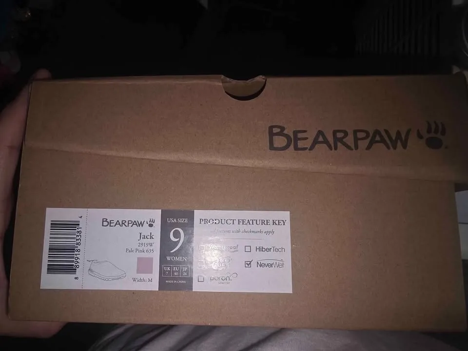 BEARPAW Jack Women’s Size 9 Shoes Pale Pink Brand New In Box image indicator(4)
