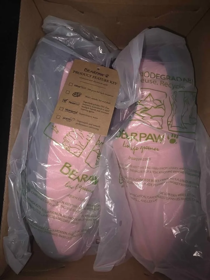 BEARPAW Jack Women’s Size 9 Shoes Pale Pink Brand New In Box image indicator(5)