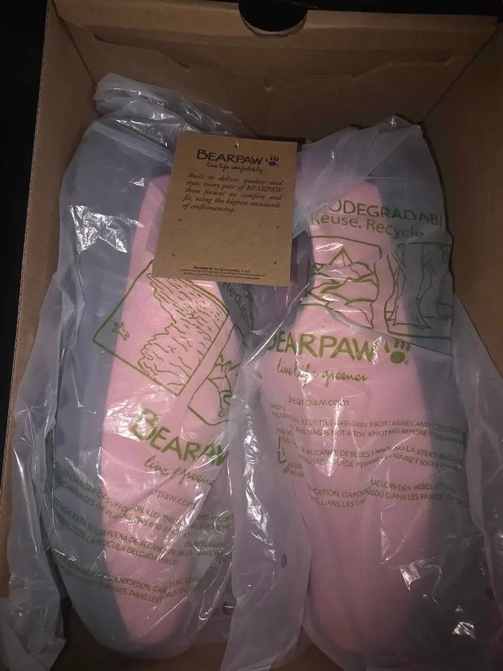 BEARPAW Jack Women’s Size 9 Shoes Pale Pink Brand New In Box image indicator(6)