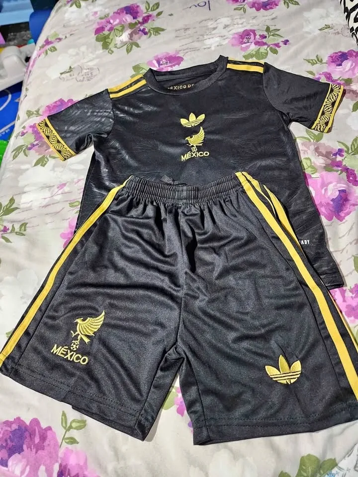 Mexico 2025 Gold Jersey kids