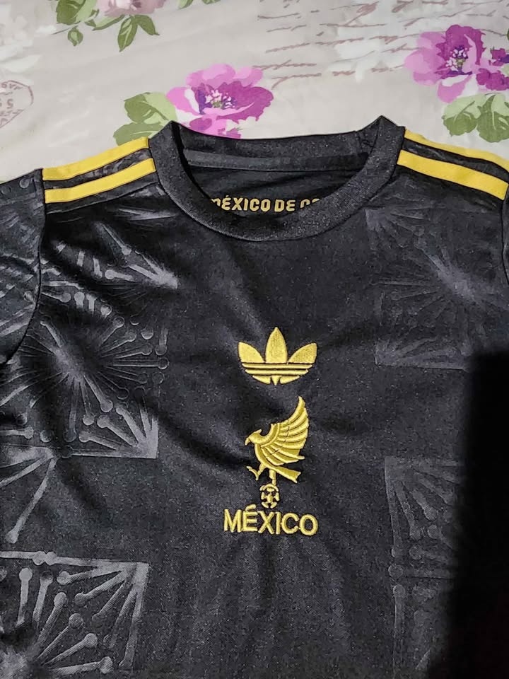 Mexico 2025 Gold Jersey kids - photo 2