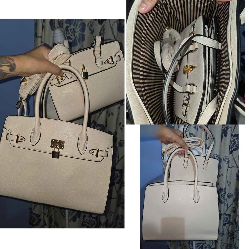 Naomi 3-Piece Vegan Leather Handbag Set - photo 2