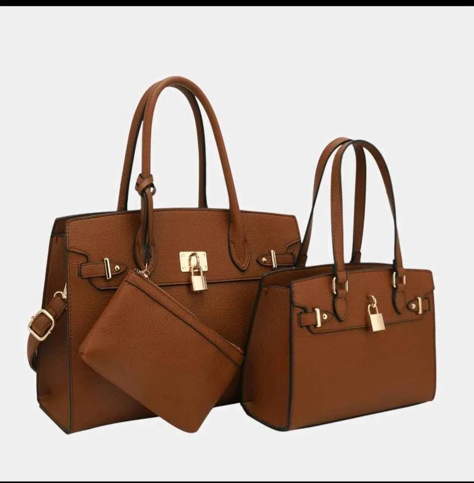 Naomi 3-Piece Vegan Leather Handbag Set image indicator(5)