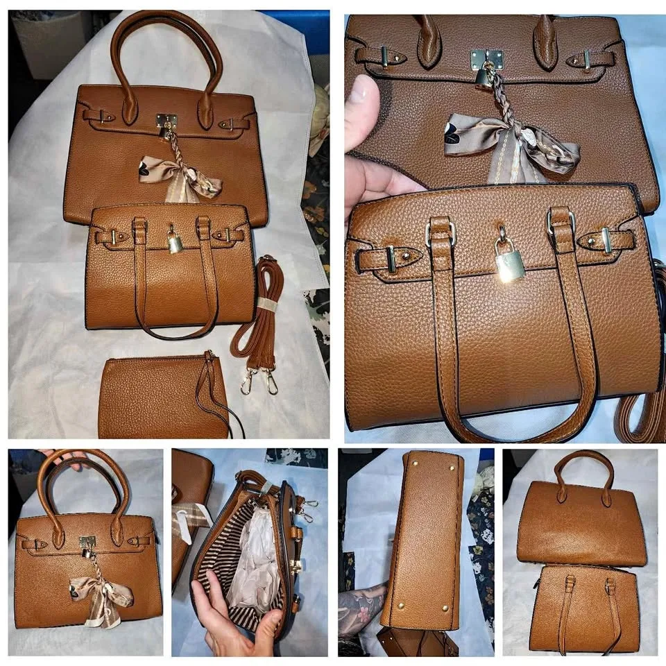 Handbags for women different types size and color.