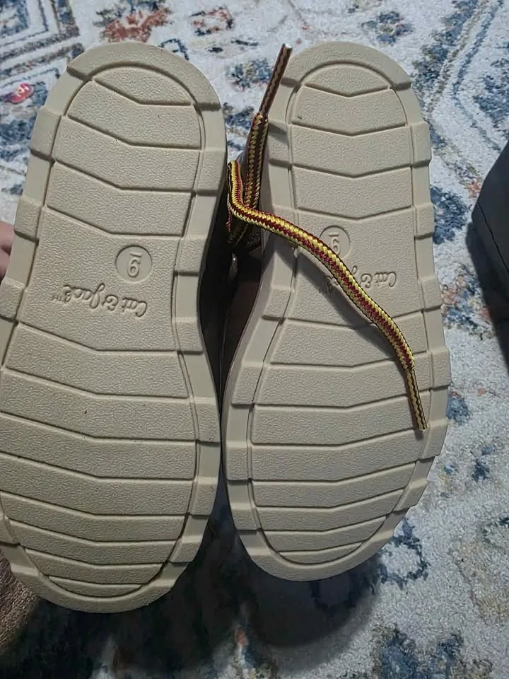 NEW Cat & Jack Boys' Greyson Boots Brown Size 9 image indicator(5)