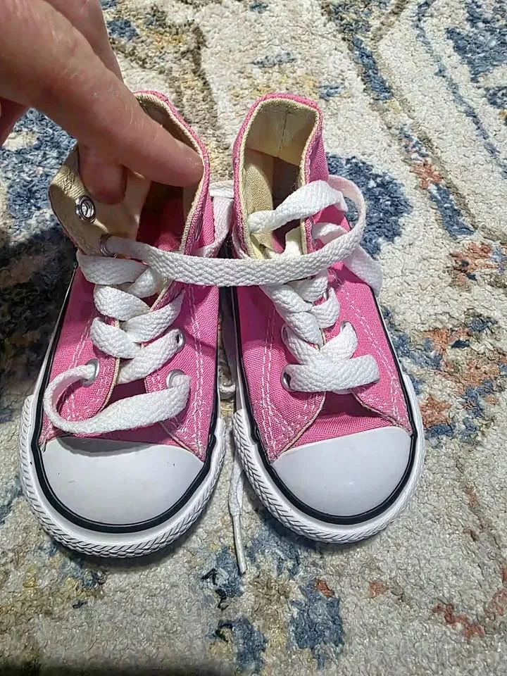 CONVERSE All Star Pink High Top Toddler Sneakers 3C
