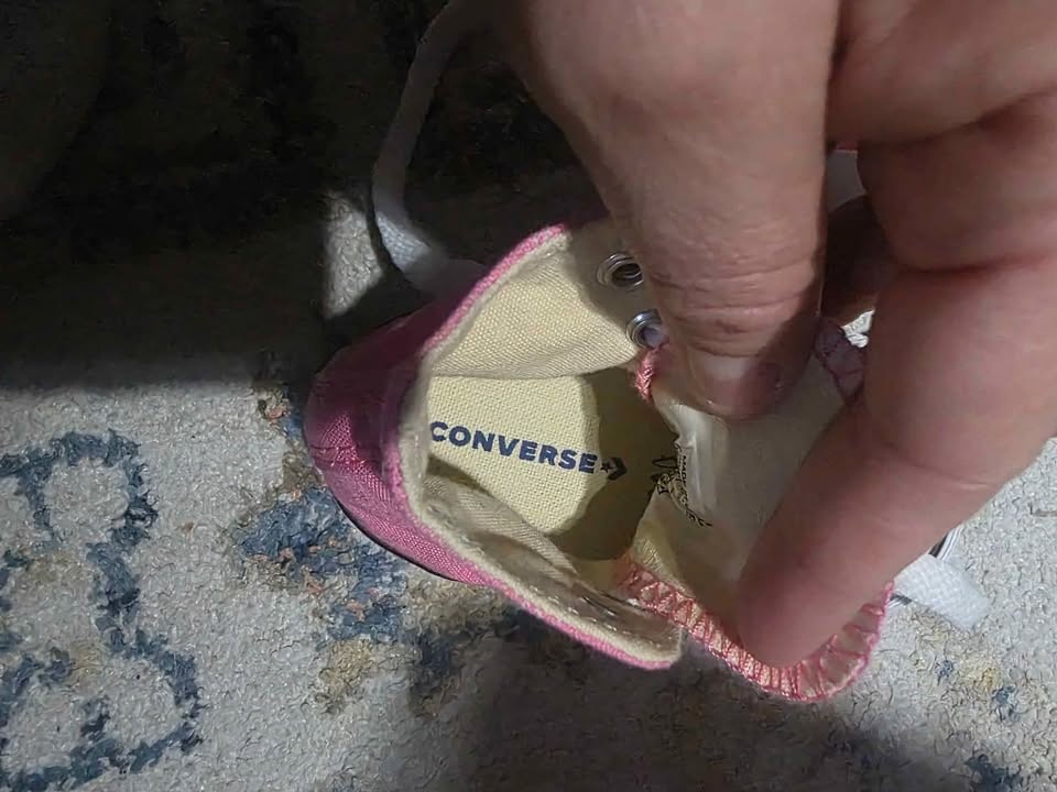 CONVERSE All Star Pink High Top Toddler Sneakers 3C - photo 3