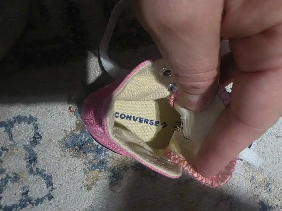 CONVERSE All Star Pink High Top Toddler Sneakers 3C image indicator(3)