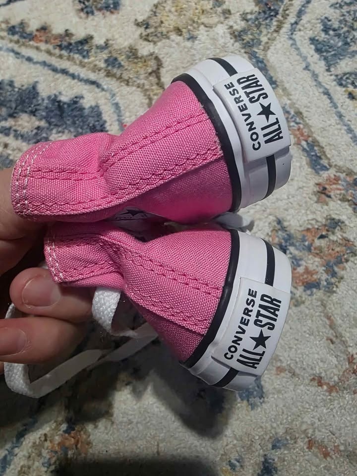 CONVERSE All Star Pink High Top Toddler Sneakers 3C - photo 4