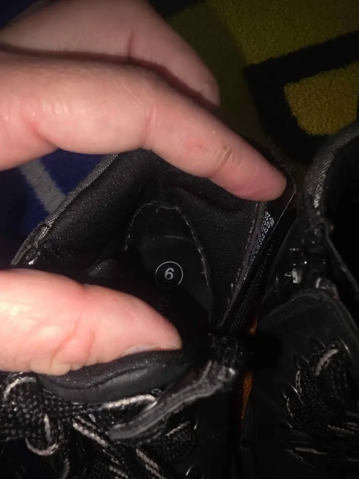 Cat & Jack Toddler UNIZEX SIZE 6 Black Atlas Lace-Up Combat Boot image indicator(5)