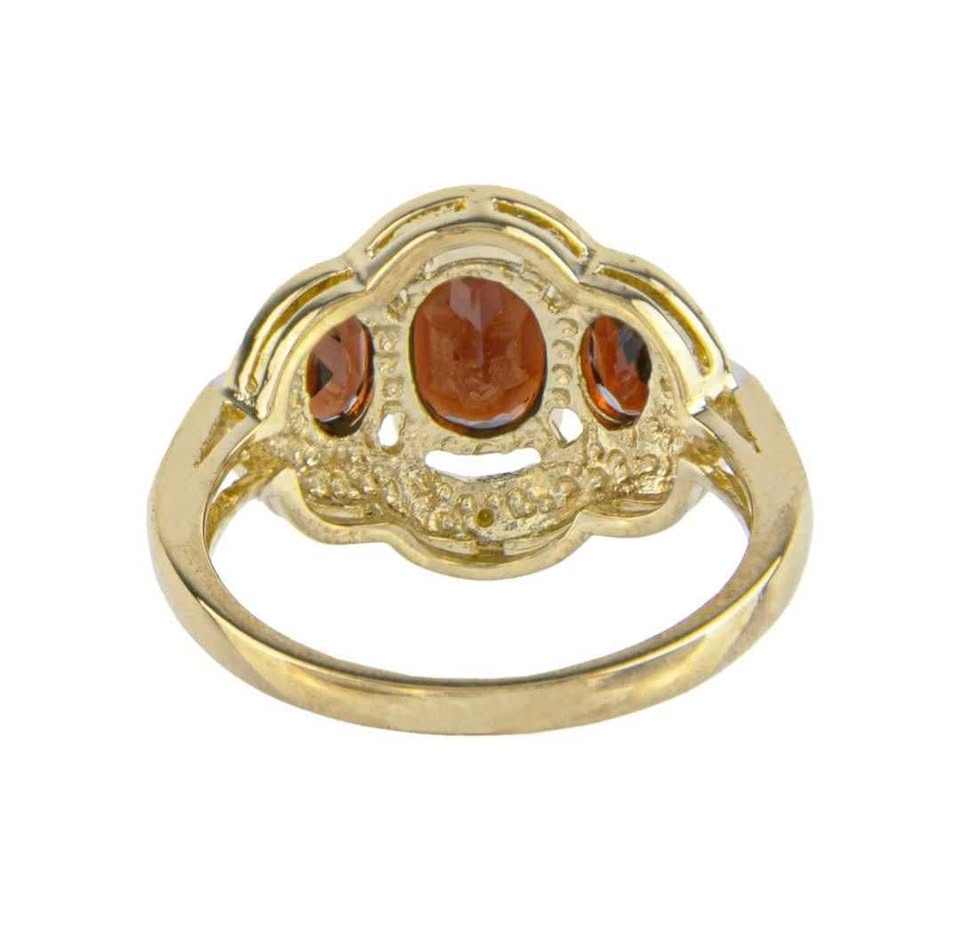 Gold Coast 14k Gold Garnet Ring Size 9 - photo 4