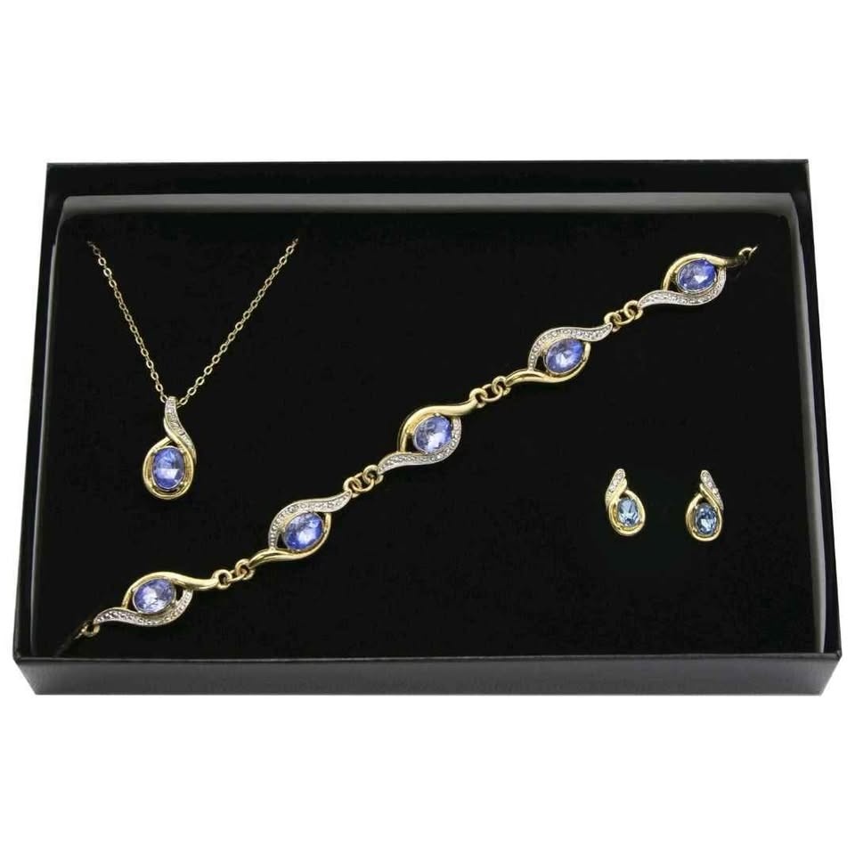 Blue Topaz Jewelry Set