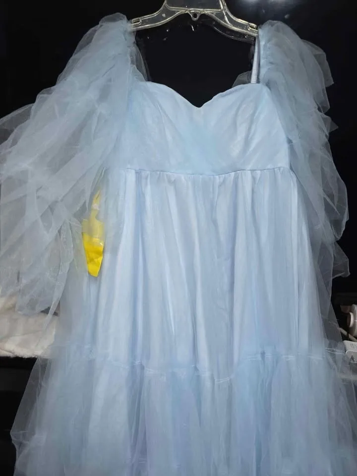 Maternity dress 👗  blue image indicator(3)