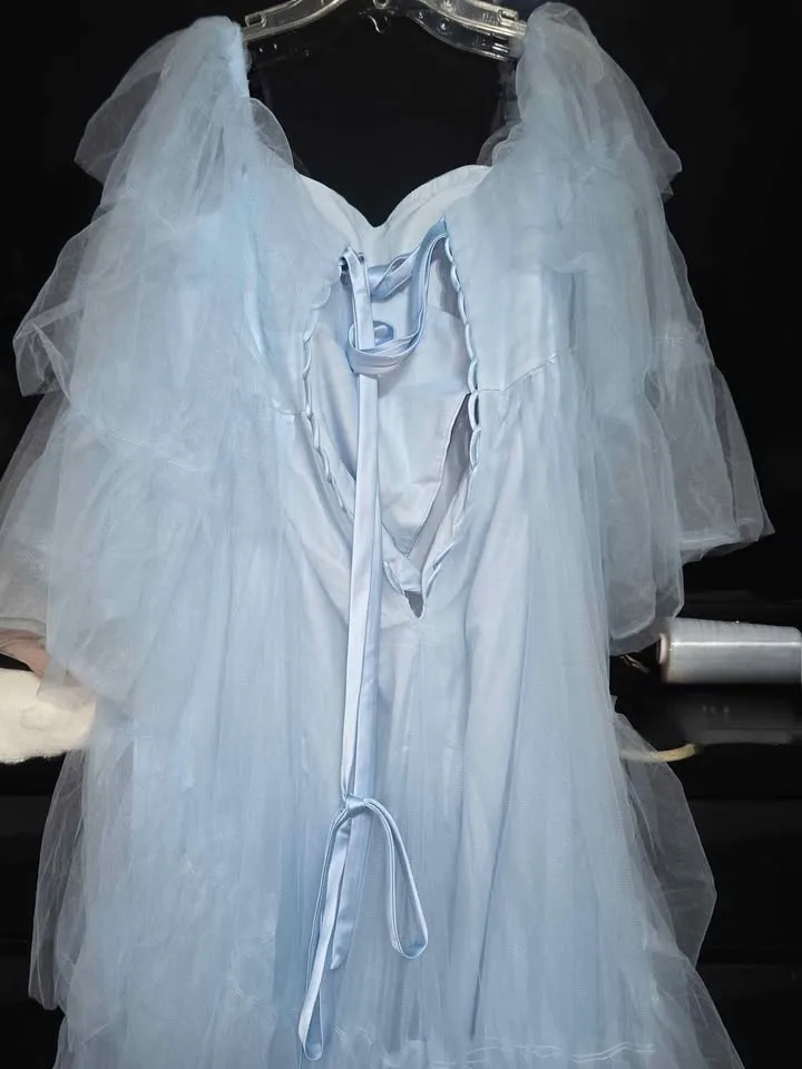 Maternity dress 👗  blue image indicator(5)