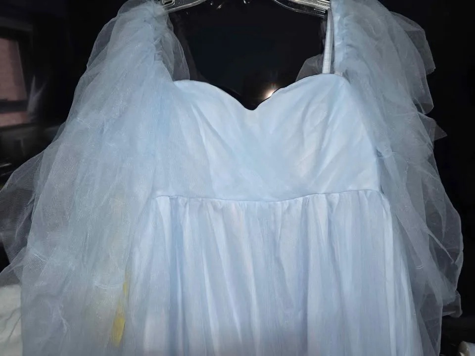 Maternity dress 👗  blue image indicator(8)