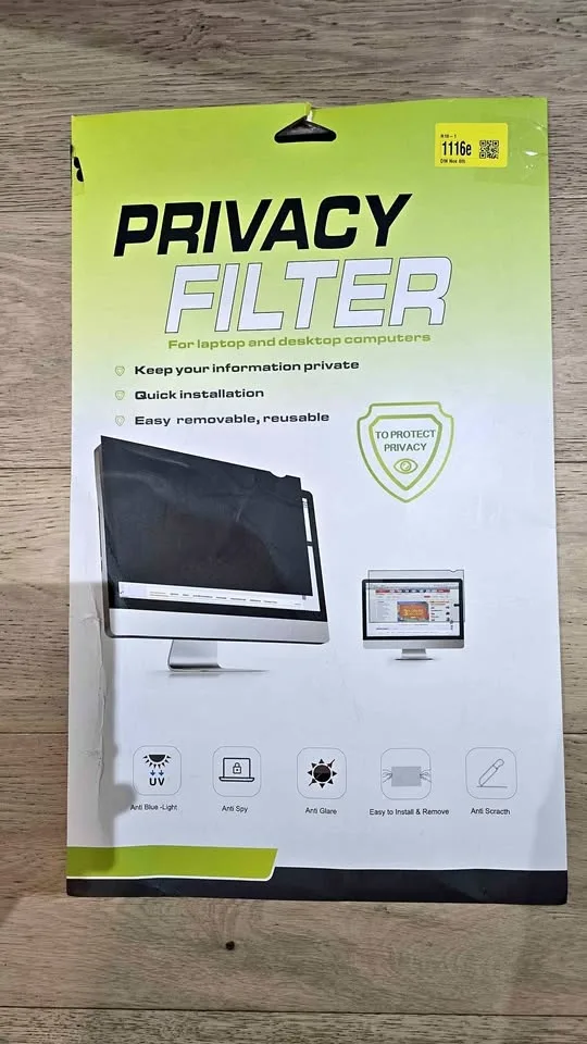 24" 16:9 Aspect Computer Monitor Privacy Screen 2 Pack