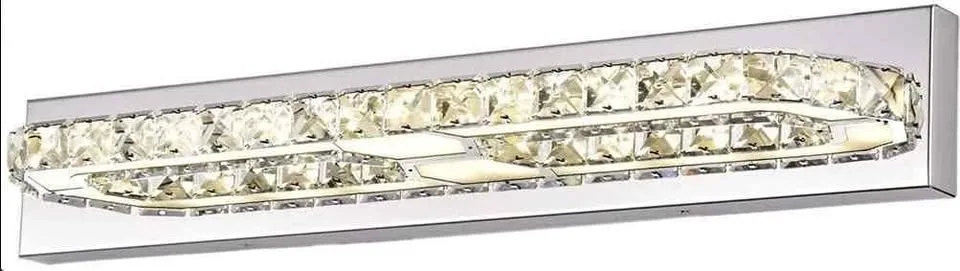 LED Crystal Wall Light Fixture 24 Inch