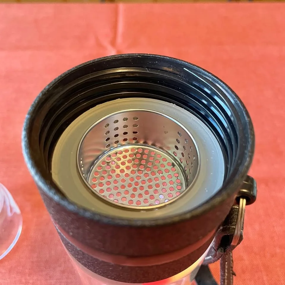 Tea Separation Bottle – Double Wall Glass Tea Infuser image indicator(2)