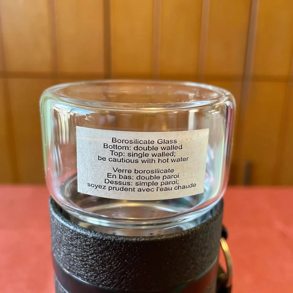 Tea Separation Bottle – Double Wall Glass Tea Infuser image indicator(3)