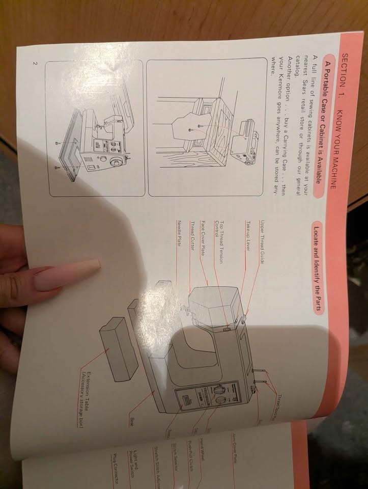 Kenmore Sewing Machine with Table Model - photo 3