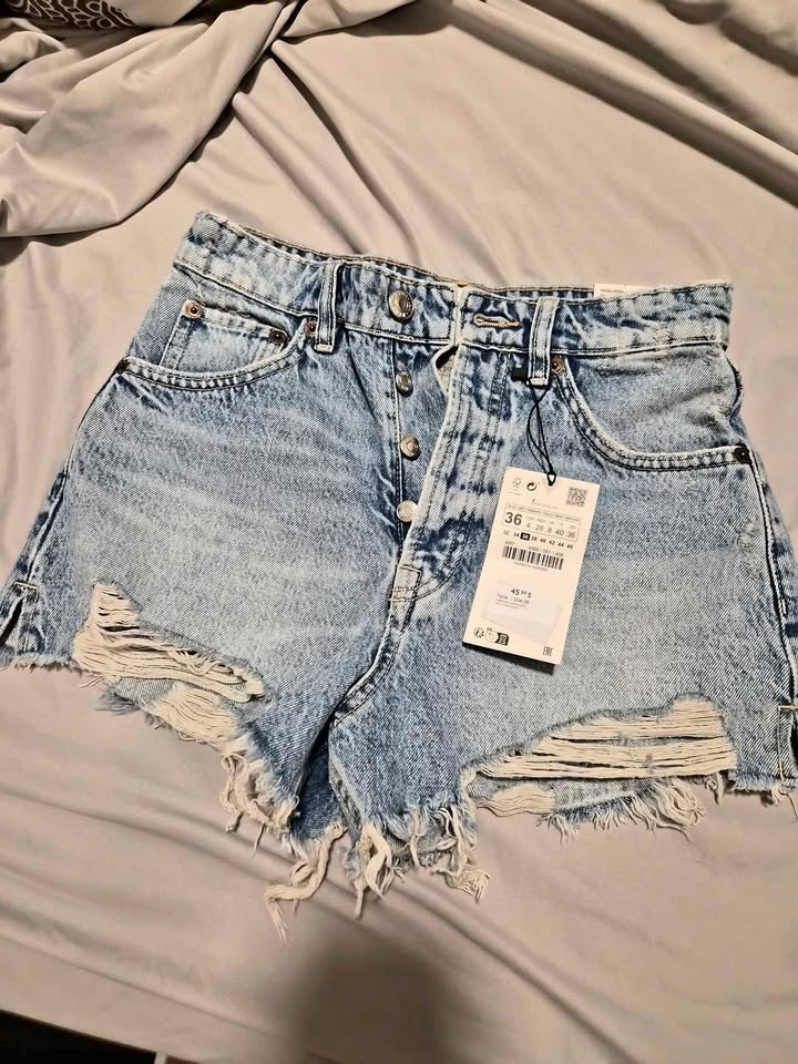 Zara Denim Short