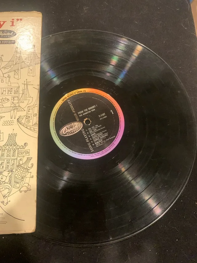 Kingston Trio Vinyl - the Hungry I (1959) rare, folk bluegrass image indicator(3)