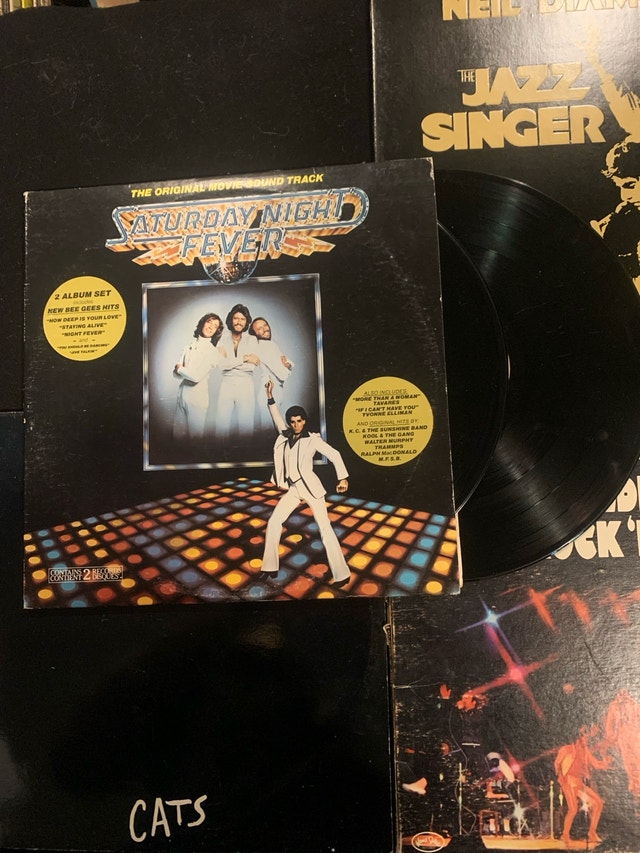 Vinyl Records Musicals Cats Jazz Singer Shanana Sat Night Fever - photo 2