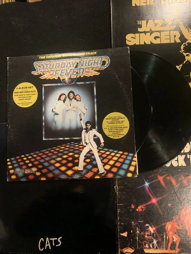 Vinyl Records Musicals Cats Jazz Singer Shanana Sat Night Fever image indicator(2)