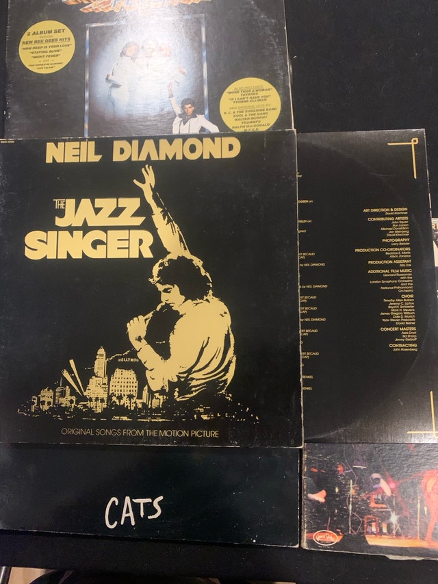 Vinyl Records Musicals Cats Jazz Singer Shanana Sat Night Fever - photo 3