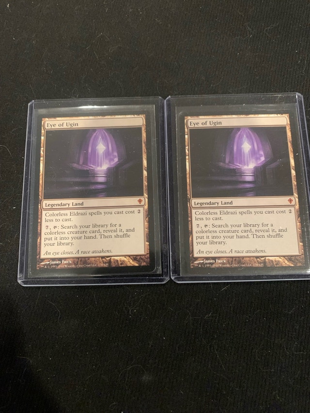 Mtg Eye of Elgin minty 2 for $299 OBO mythic rares, legend land
