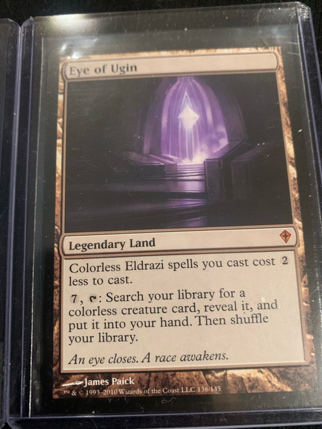 Mtg Eye of Elgin minty 2 for $299 OBO mythic rares, legend land - photo 4
