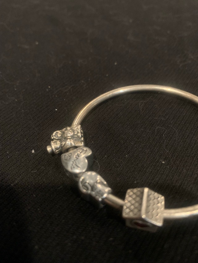 Pandora Bracelet basic starters w/4 beads $125 OBO - photo 3