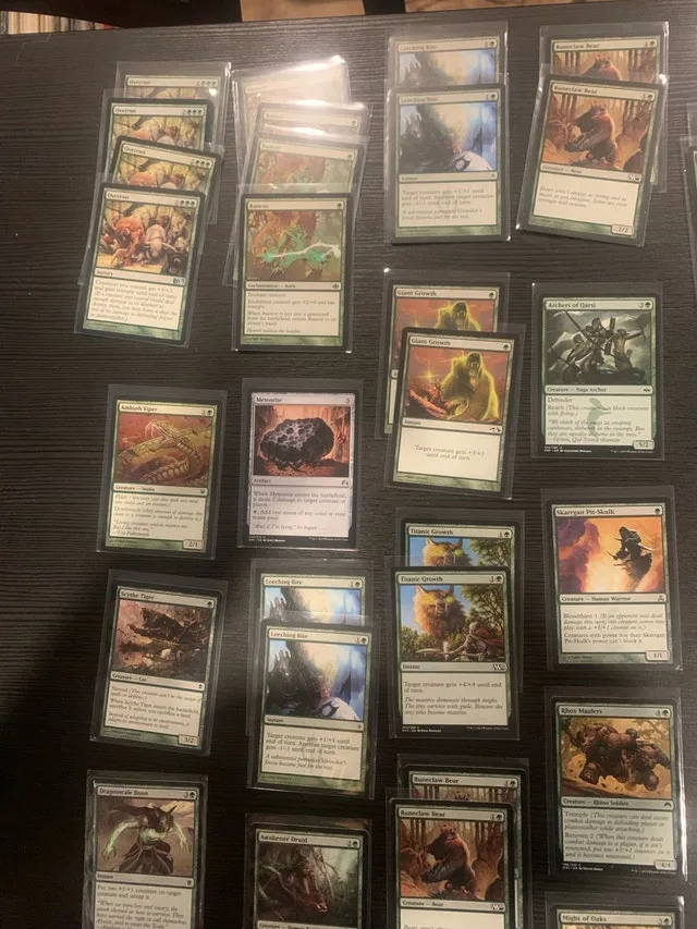 Magic The Gathering Cards - Green Ramp and Overrun Deck image indicator(2)