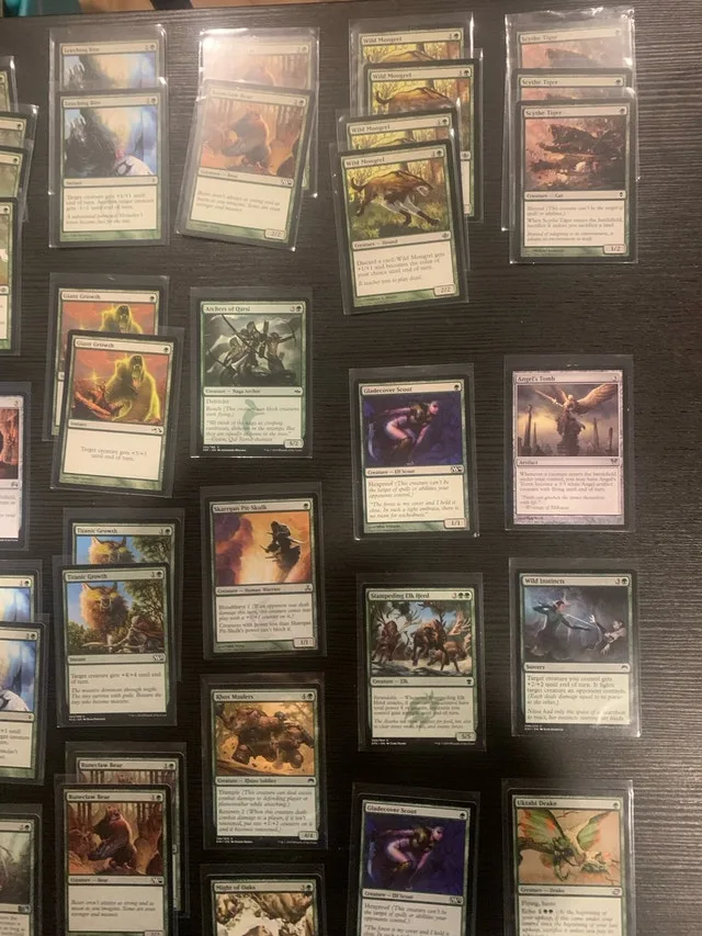 Magic The Gathering Cards - Green Ramp and Overrun Deck image indicator(3)