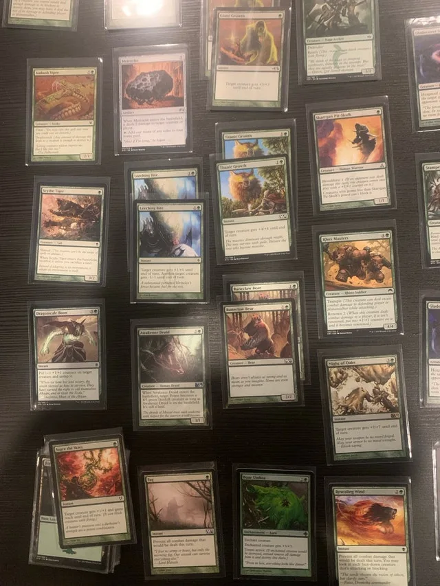 Magic The Gathering Cards - Green Ramp and Overrun Deck image indicator(4)