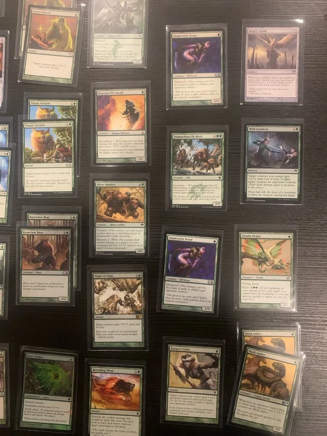 Magic The Gathering Cards - Green Ramp and Overrun Deck image indicator(5)