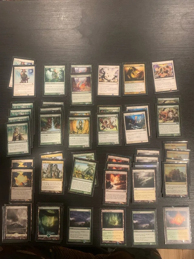 Magic the Gathering NAYA deck - rare lands Cards