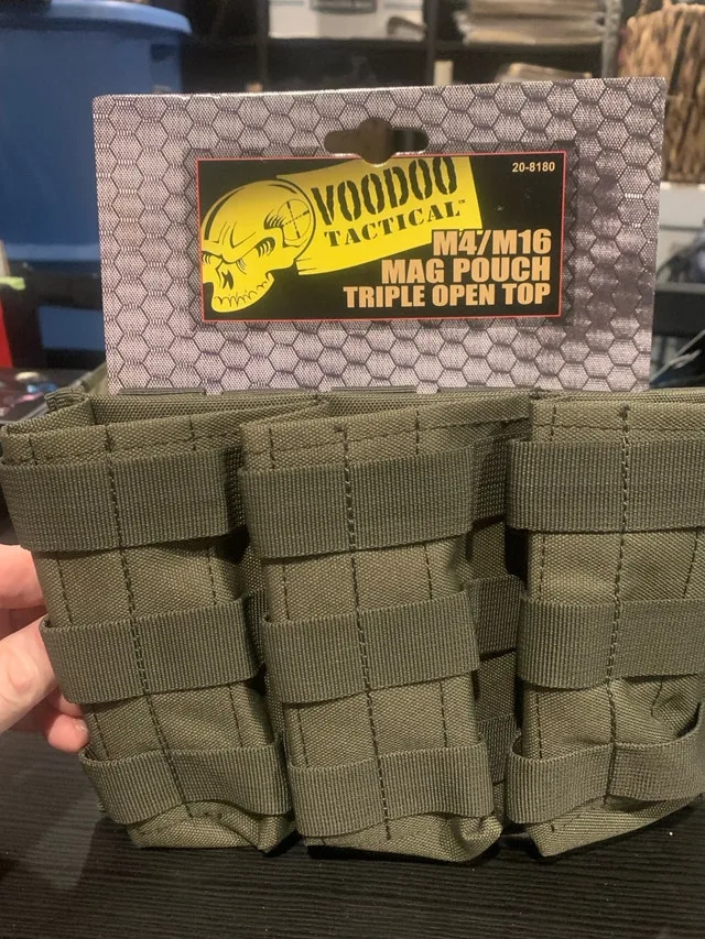 NEW Voodoo Tactical 3 mag pouch molle universal strap $35