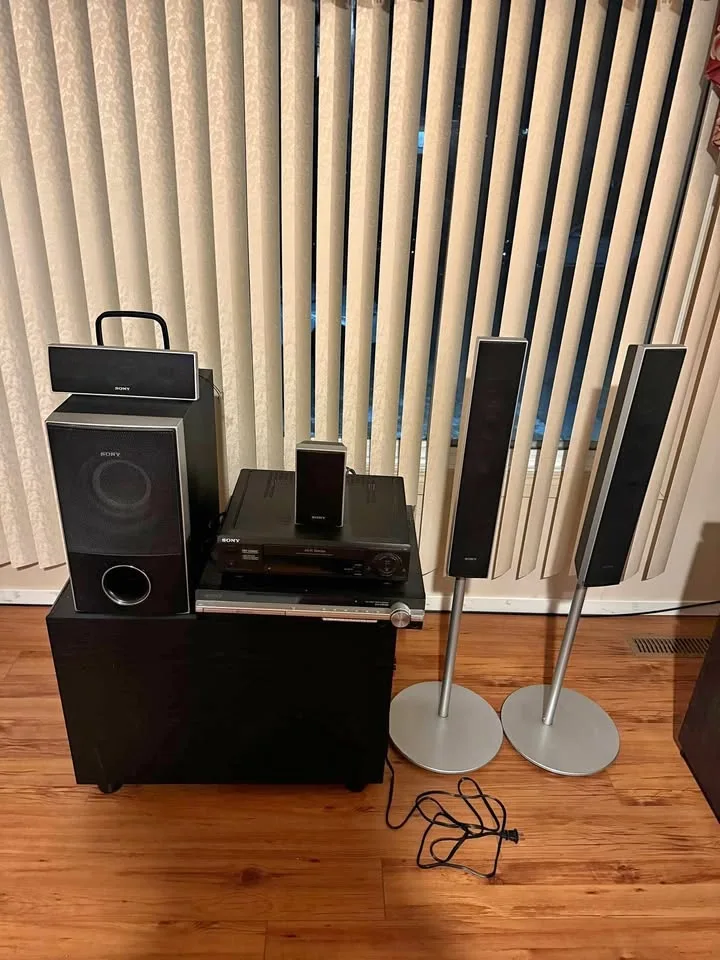 Sony Home Theatre Speaker Set Full Setup $50
