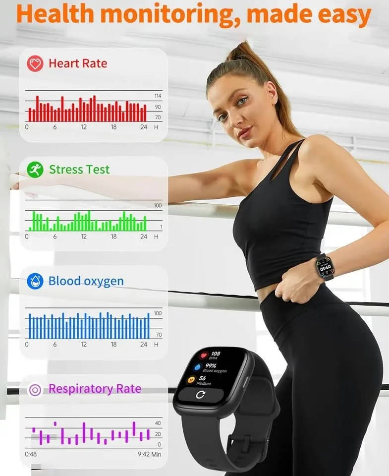 Smartwatch Bluetooth Calling (Free Delivery) image indicator(4)