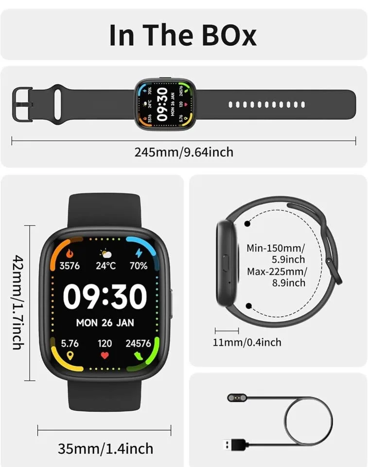 Smartwatch Bluetooth Calling (Free Delivery) image indicator(8)