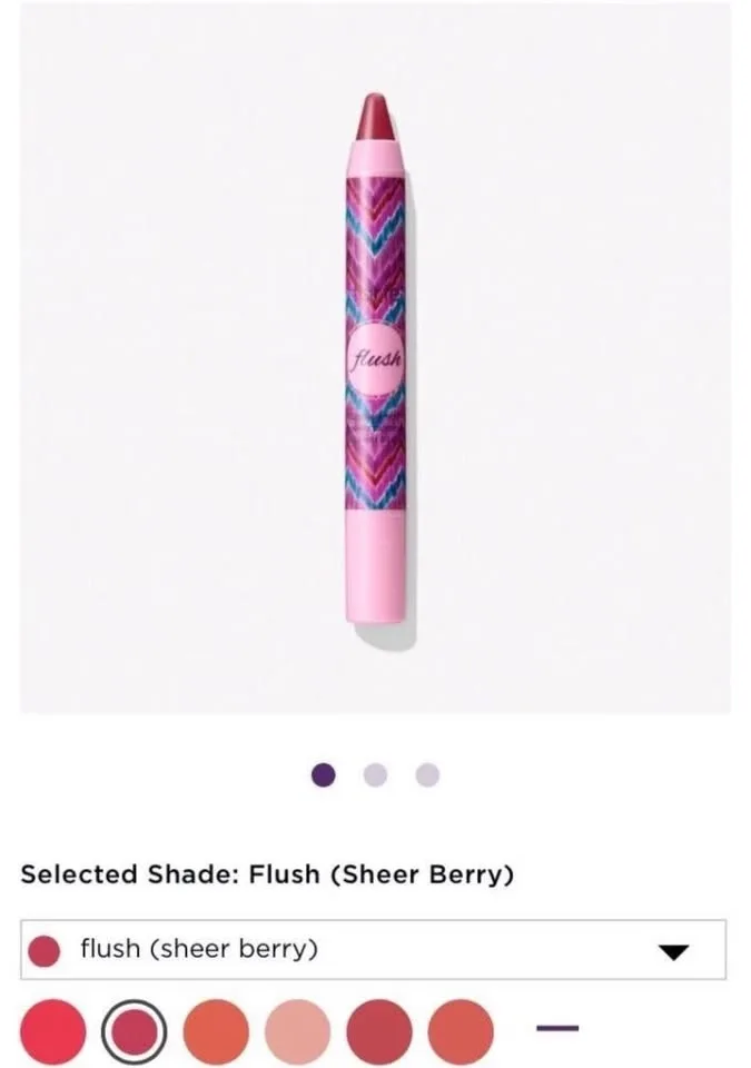 BNIB Tarte lipsurgence power pigment in flush. Retails $34 plus image indicator(4)