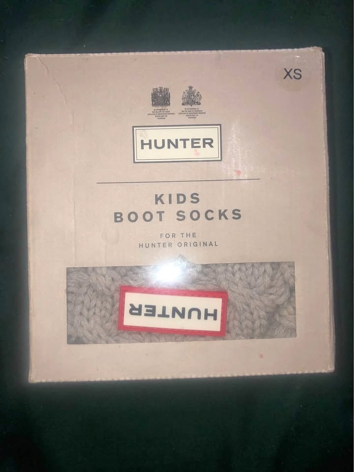 Hunter boot socks Greige size xs (4-6 kids)