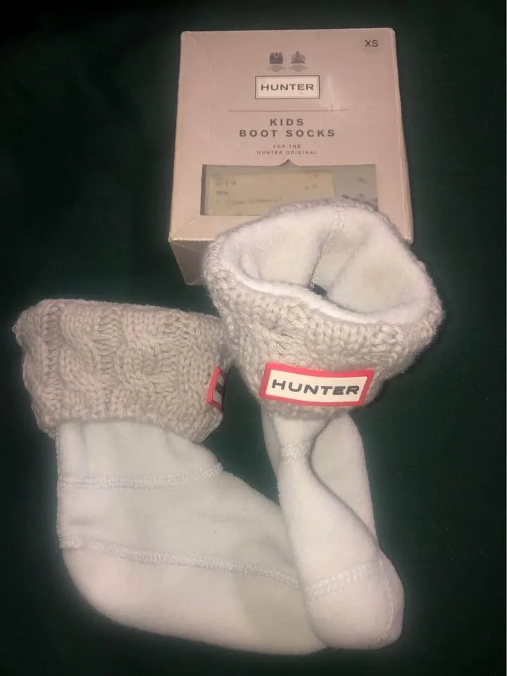 Hunter boot socks Greige size xs (4-6 kids) image indicator(2)