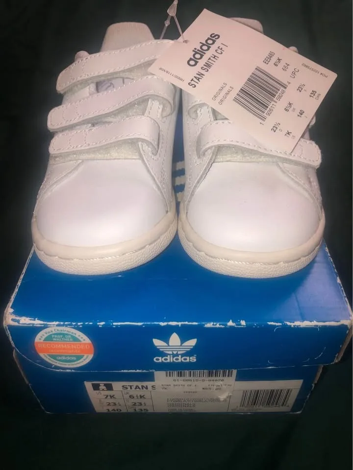BNIB Adidas Stan Smith CF 1 Originals size 7K image indicator(2)