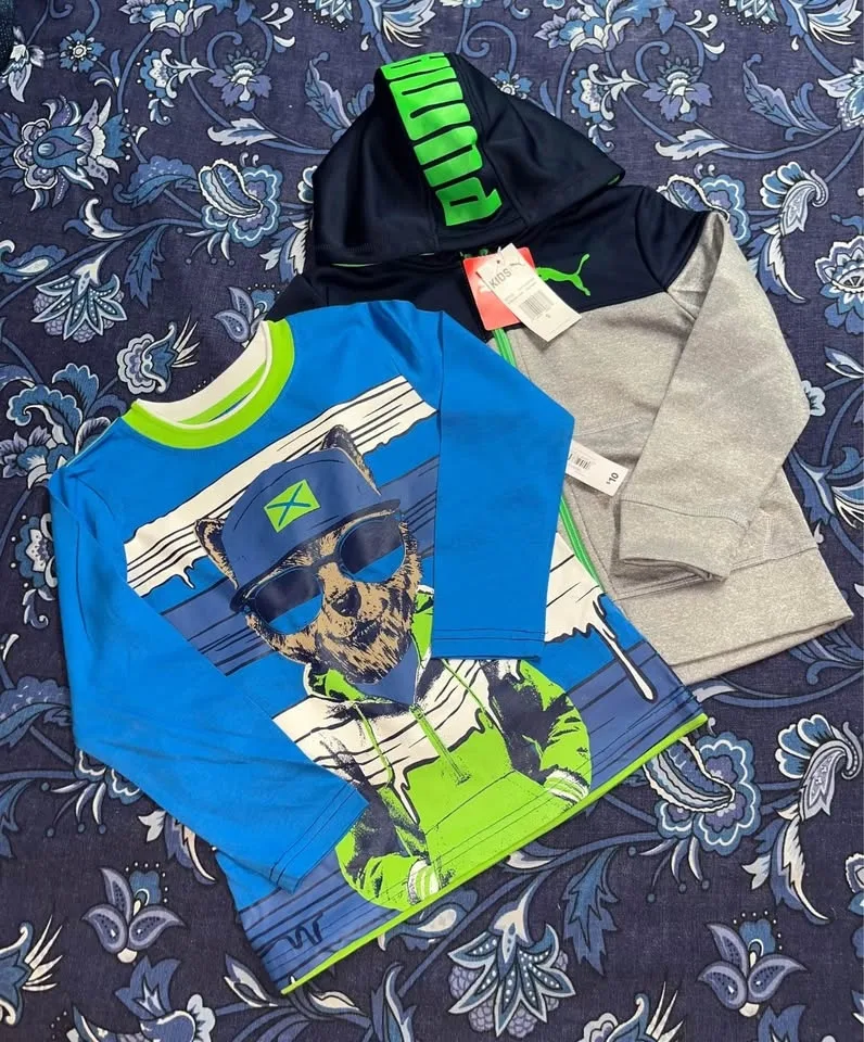 BNWT Boys size 5 clothing bundle. Puma, Gymboree & Joe Fresh bra image indicator(4)