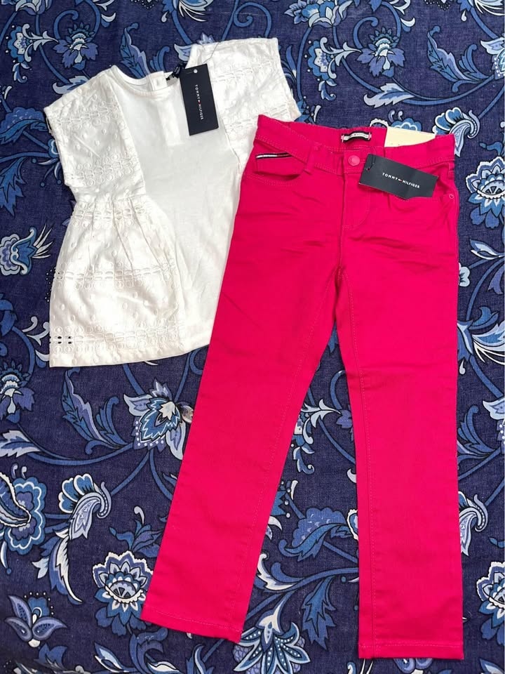 BNWT toddler girls size 4 GAP dress & Tommy Hilfiger outfit. Eac - photo 3