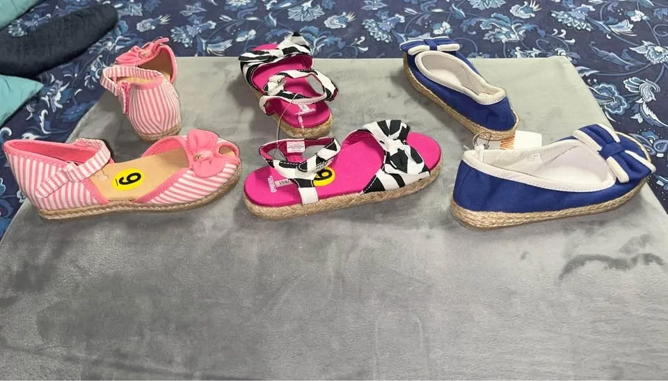 BRAND NEW Gymboree size 9 toddler girls summer footwear image indicator(5)