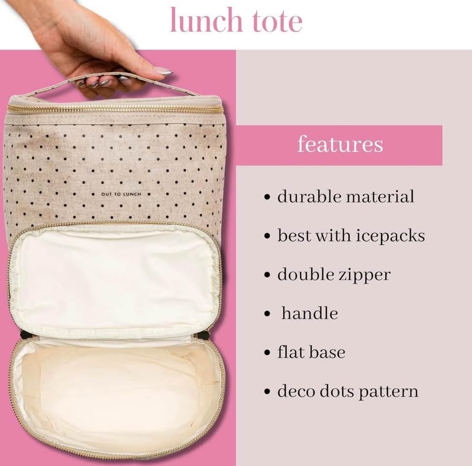 BNWT Kate Spade insulated lunch bag. Retails $77 plus taxes. Pu - photo 3