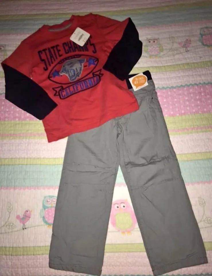 BNWT Gymboree boys size 4 outfit. Buy 3+ sets $15 each